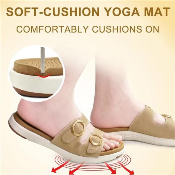 COFACE Womens Orthotic Slides Comfort Plantar Fasciitis Arch Support Slip on - Picture 4 of 7